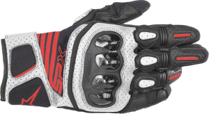 Manusi Piele Alpinestars Sp X Air Carbon v2 Negru/Alb/Rosu