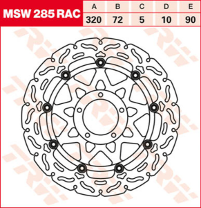 Contoured Floating Brake Rotor Titan