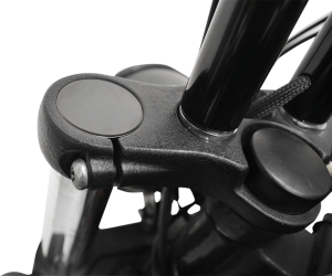 Flush-mount Fork Caps Black, 1, nordicamoto.ro