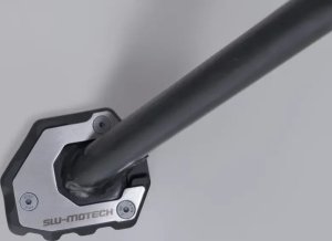 Sidestand Foot Extension Black, Anodized, Silver