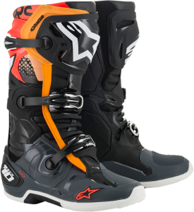Boot Tech 10 Bk/gy/or 11 Black 45, 1, nordicamoto.ro