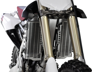 Radiator Guard Brushed Aluminum, 2, nordicamoto.ro