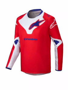 Tricou Copii Alpinestars Racer Veil Red/White