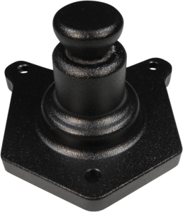 Solenoid End Cover With Starter Button Black