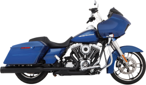 Exhaust System Slimline 45 2 Into 2 For Touring Black