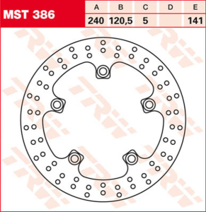 Brake Rotor Fixed Round, 3, nordicamoto.ro