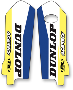 Lower Fork Guard Graphics Blue, White, Yellow
