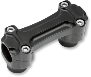 Bone Bar Handlebar Clamp & Riser Kit Black, 2, nordicamoto.ro