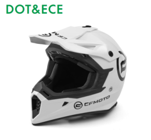 CASCA MOTO MX / ENDURO CFMOTO – ALB / NEGRU, nordicamoto.ro