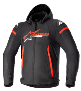 Geaca Moto Alpinestars Zaca Waterproof Black/Red/White