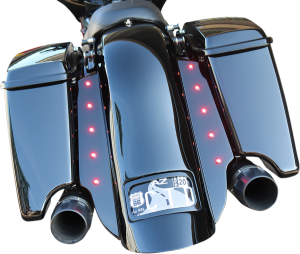 Daytime Lightning Boltz Running Lights Black, Gloss, 1, nordicamoto.ro