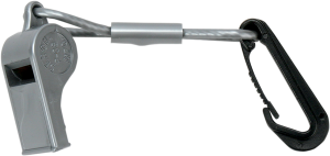 Whistle With Clip Black, Gray