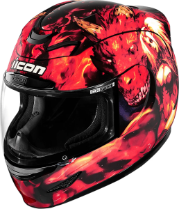 Helmet Am Azrael Red 3x Red