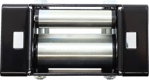 Plow Roller Fairlead Black, Silver 