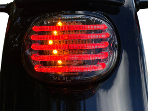 Probeam® Integrated Low Profile Led Taillights With Auxiliary Turn Signals Smoke, 1, nordicamoto.ro