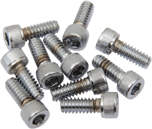 #8 & #10 Fine And Coarse Bolts Silver