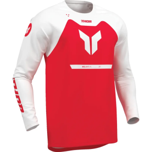 Youth Ridemode Menace Jersey Red, White, nordicamoto.ro