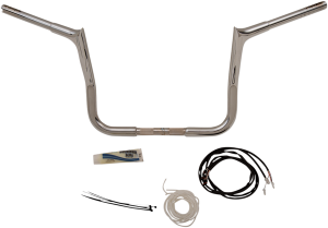 1-1/4(r) Ez Install Pointed Top Handlebar Kit Silver