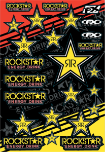 Rockstar Decal Sheet, 1, nordicamoto.ro
