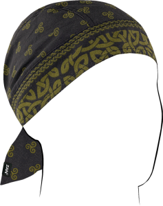 Flydanna® Cotton Headwrap Black, Green, 1, nordicamoto.ro