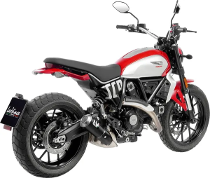 Tobă de eșapament LeoVince LV-10 Carbon Slip-On pentru Ducati Scrambler 800, 4, nordicamoto.ro