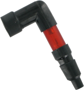 Flashing Spark Plug Cap Red, 3, nordicamoto.ro
