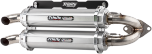 Stage 5 Slip-on Dual Muffler Silver, 5, nordicamoto.ro