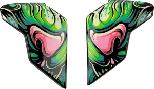 Placi Laterale Casca Icon Airflite Blue, Green