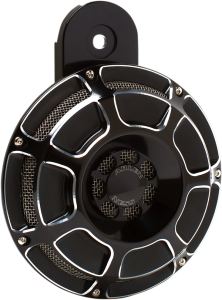 Billet Horn Kit Black, Aluminum