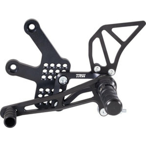 Rearset/footrest Anodized, Black, 1, nordicamoto.ro