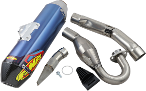 Factory 4.1 Rct Exhaust System Anodized Blue