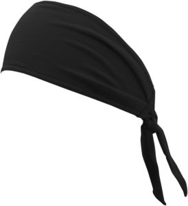 Solid Old School Bandana Black