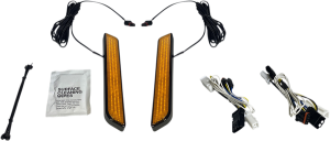 Led Front Fork Lightz Black, 3, nordicamoto.ro