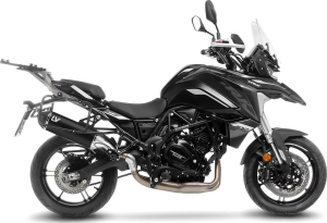 Tobă de eșapament LeoVince LV-14 Black Edition Slip-On pentru Benelli TRK 702, 5, nordicamoto.ro