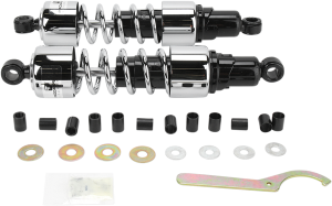 412 Series Cruiser Shocks Black, Chrome