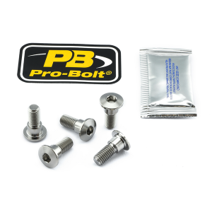 Brake Rotor Mounting Bolt Kit Silver, Unfinished, 1, nordicamoto.ro