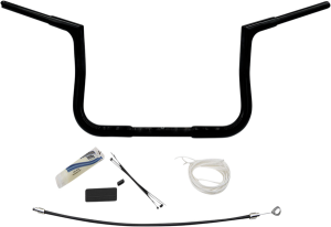 1-1/4(r) Ez Install Flat Top Handlebar Kit Black