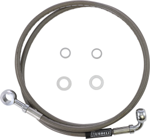 Stock Length Front Brake Line Kit Silver, 1, nordicamoto.ro