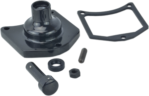Solenoid End Cover/starter Button Gloss Black, 1, nordicamoto.ro