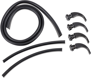 Utv Flare Windshield Kit Gray
