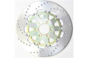 Floating Brake Rotor Silver, Stainless Steel
