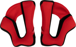 THOR Reflex Sport Helmet Cheek Pads Black, Red 