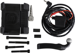 Smartphone/gps Holder With Charger Black