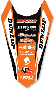 Rear Fender Kit Black, Orange, 1, nordicamoto.ro