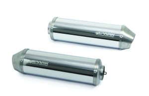 Round Slip-on Muffler Stainless Steel 