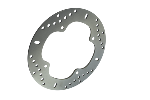 Round D-series Fixed Offroad Brake Rotor Gold, Polished Steel, Zinc, 1, nordicamoto.ro