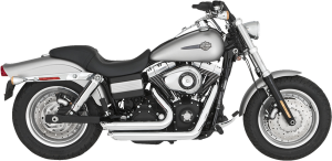 Shortshots Staggered Exhaust Systems Chrome, 1, nordicamoto.ro