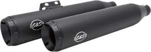 Grand National 50 State Slip-on Mufflers Guardian Black