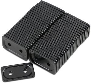 Grand Digger® Support Plates Black, Powder Coated
