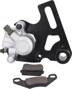 Brake Caliper Kit Black, Silver, Aluminum, 1, nordicamoto.ro